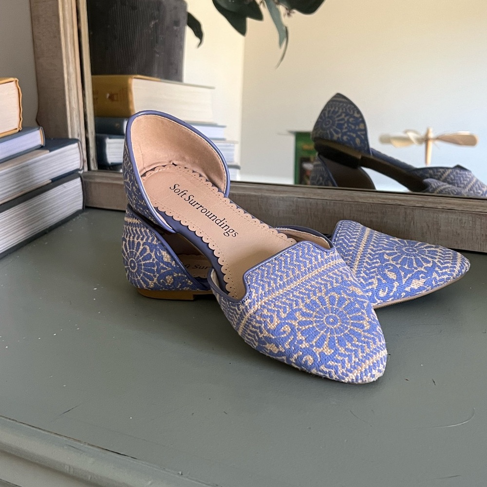 Soft Surroundings Blue Women’s Shoes - size 8